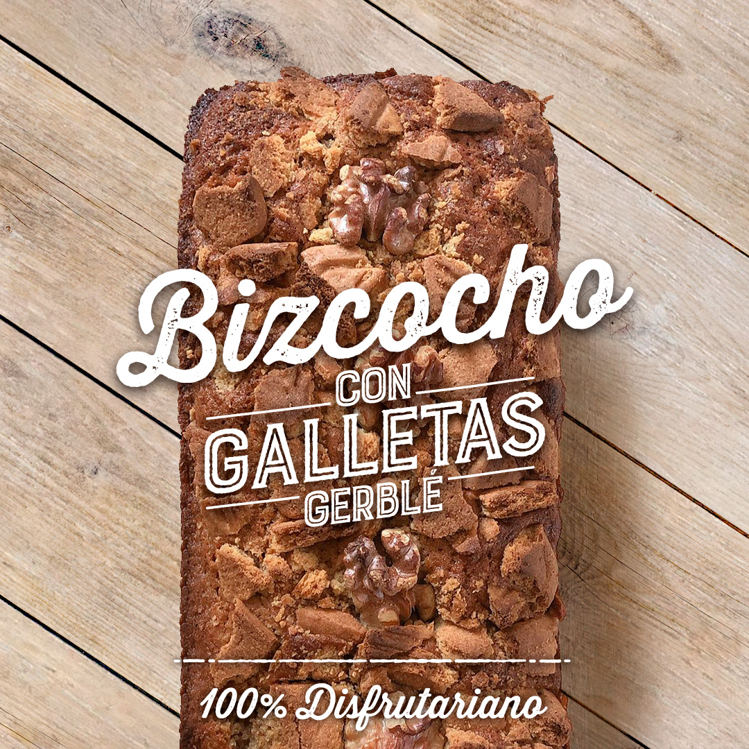 Bizcocho Con Galletas De Soja Y Naranja